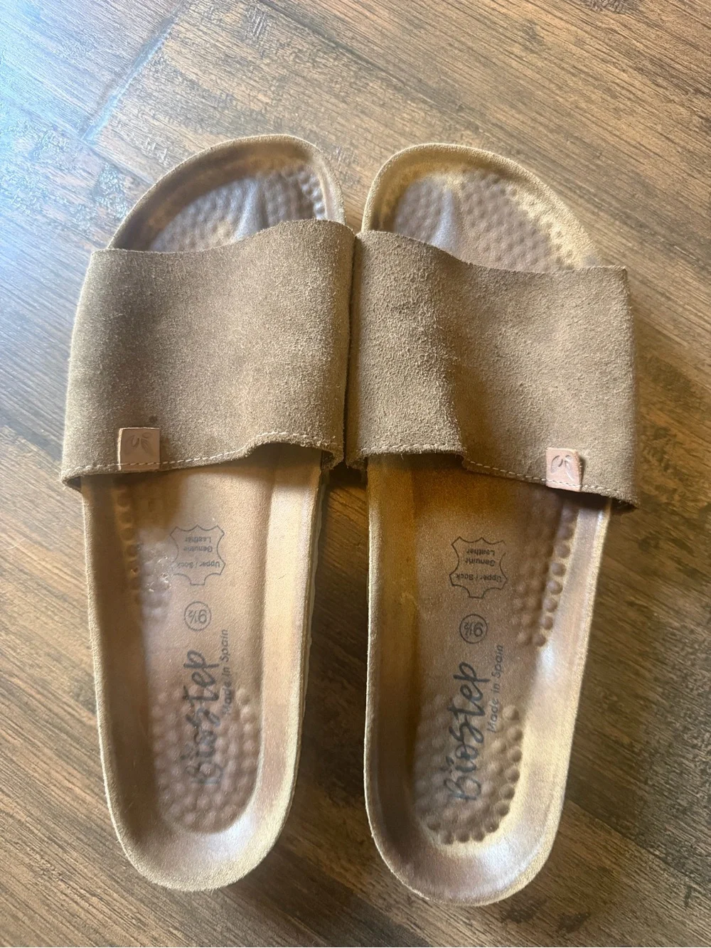 Biostep cork bed slip on sandals
